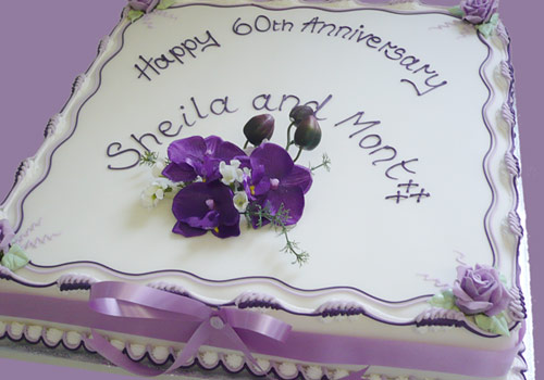 60th Anniversary cake